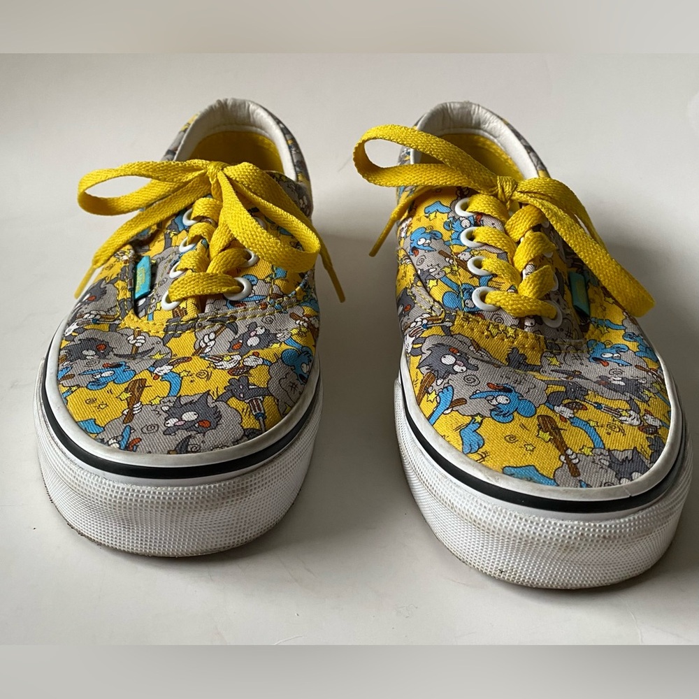 Vans The Simpsons Itchy and Scratchy Show Low Top Shoes Size 6.5 Cartoon 90s Y2K - Picture 7 of 16